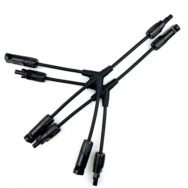 Индивидуальный пыленепроницаемый и водонепроницаемый PV солнечный ответвительный соединитель от 1 до 3 солнечных систем PV