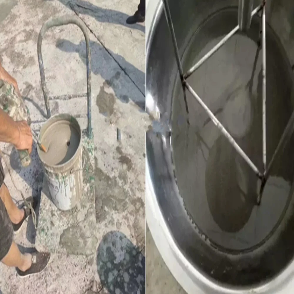 Polymer-modified grouting material