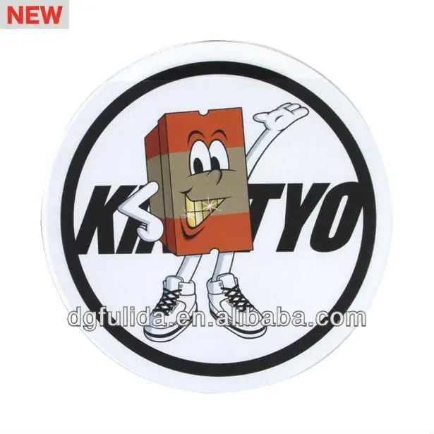 Customized Logo Printed Rubber Coasters Cup Pad