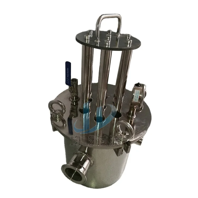 Easy Cleaning Stainless Steel 316 Magnetic Trap remove irons For Liquid Line