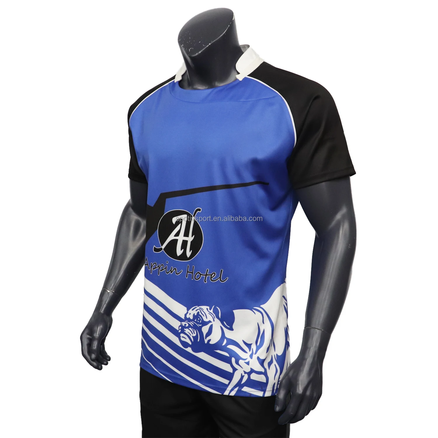 Spotiv Full Sublimation Rugby Jersey Custom Made Rugby Clothing Free Design Polo Rugby Wear