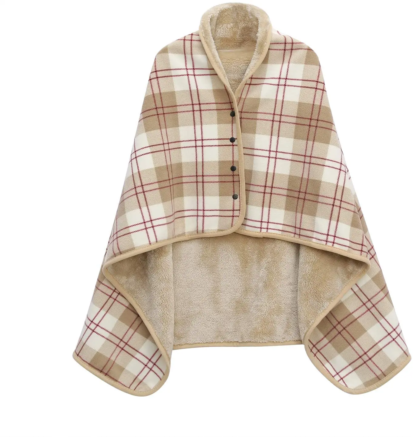 Одеяло из полиэстера и флиса, тонкое одеяло, одеяло из шерпы, с пуговицами