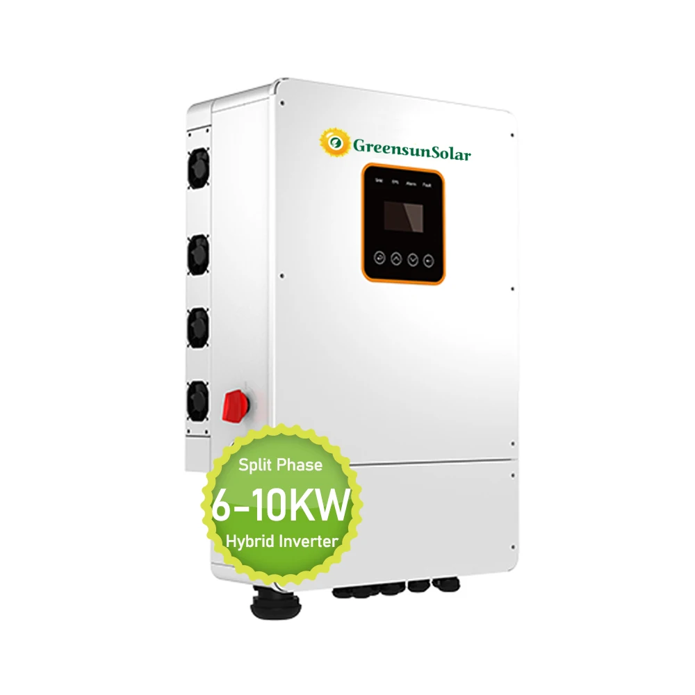 Split phase 120V 240V hybrid 8KW 10KW solar power system 15KW 20KW power bank  25KW 30KW  solar energy  storage system