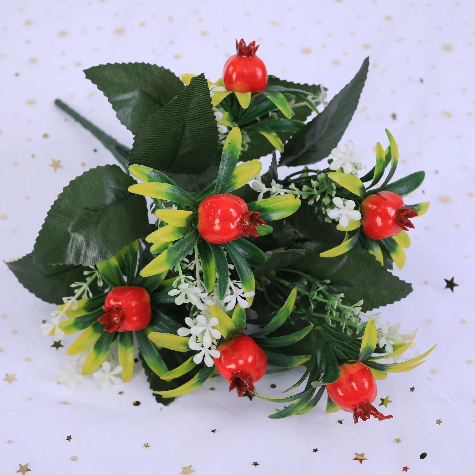 N170AF 35 см 7 головок китайского производителя фруктов искусственный цветок ПЭ пена Роза собака для украшения вечеринки