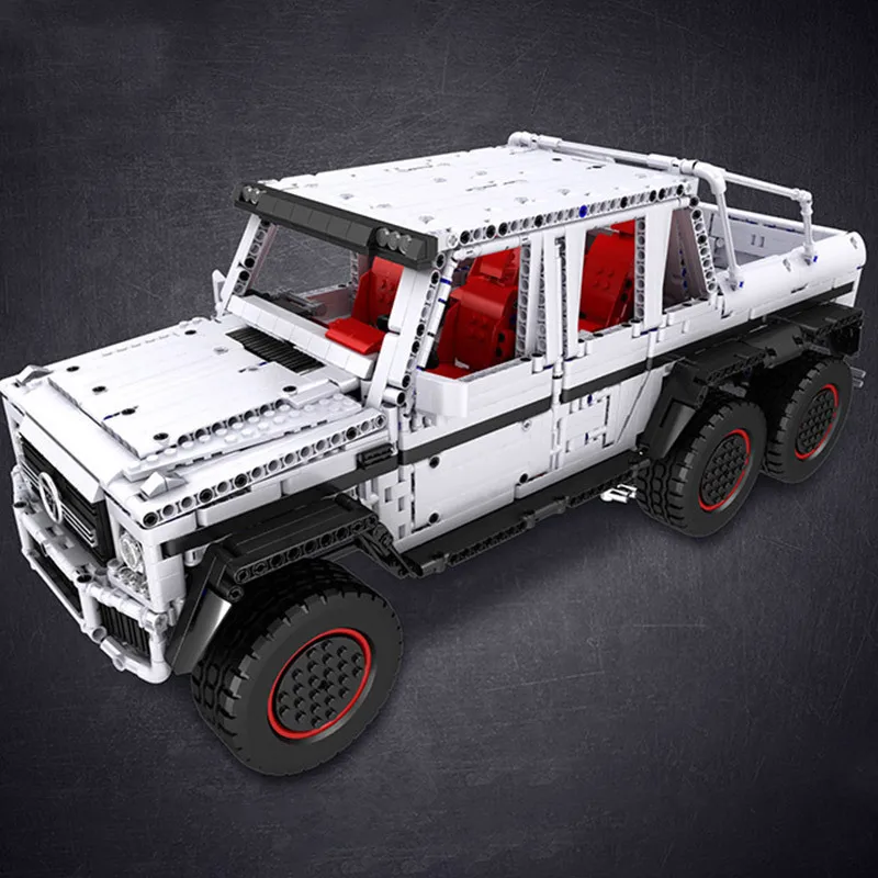 Mould King 13061 Technical Moc Blocks Double Monster Electric Rc SUV Car Building Blocks Off-Road Compatible Toy For Kids Gifts