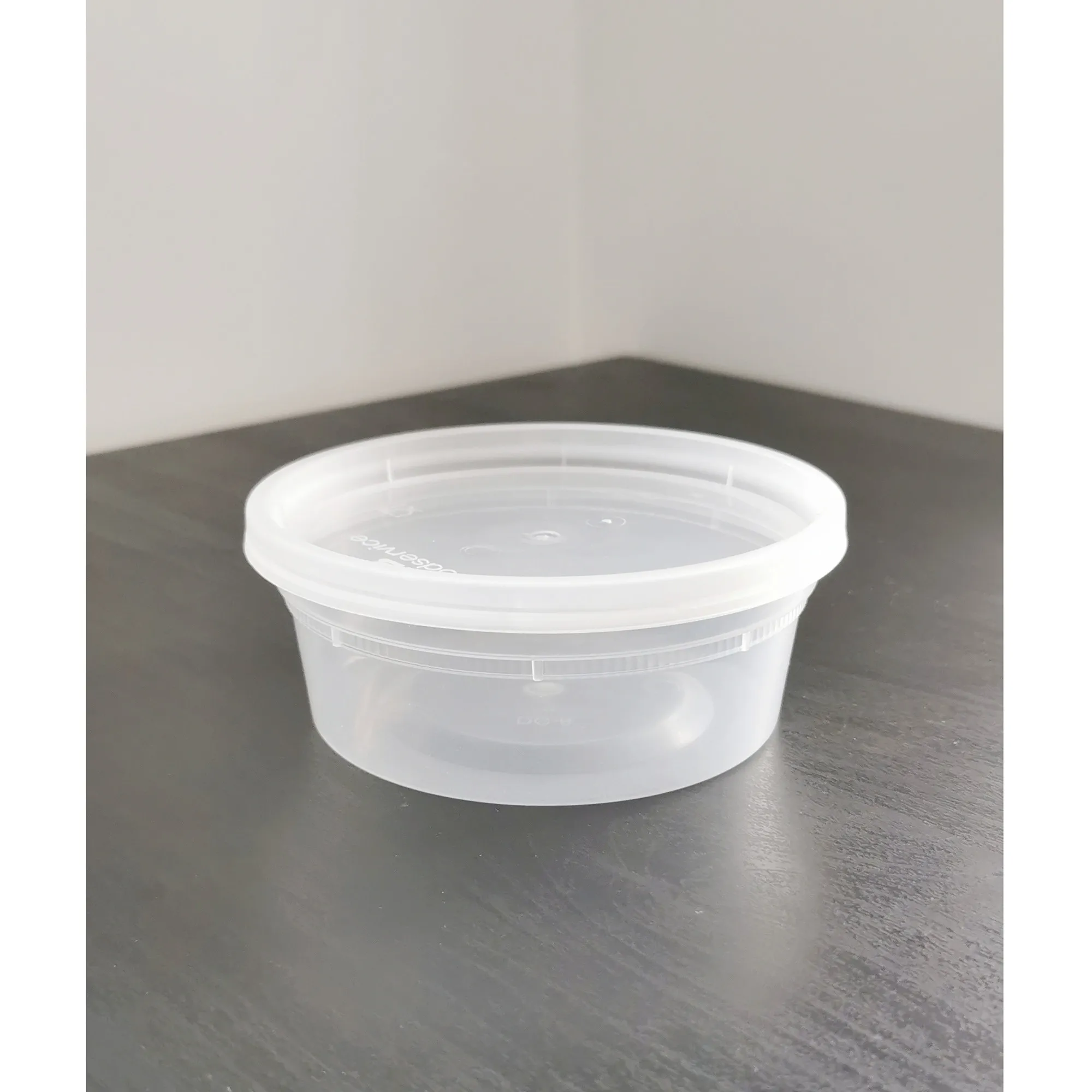 Plastic Deli Food Storage Cup Containers with Lids