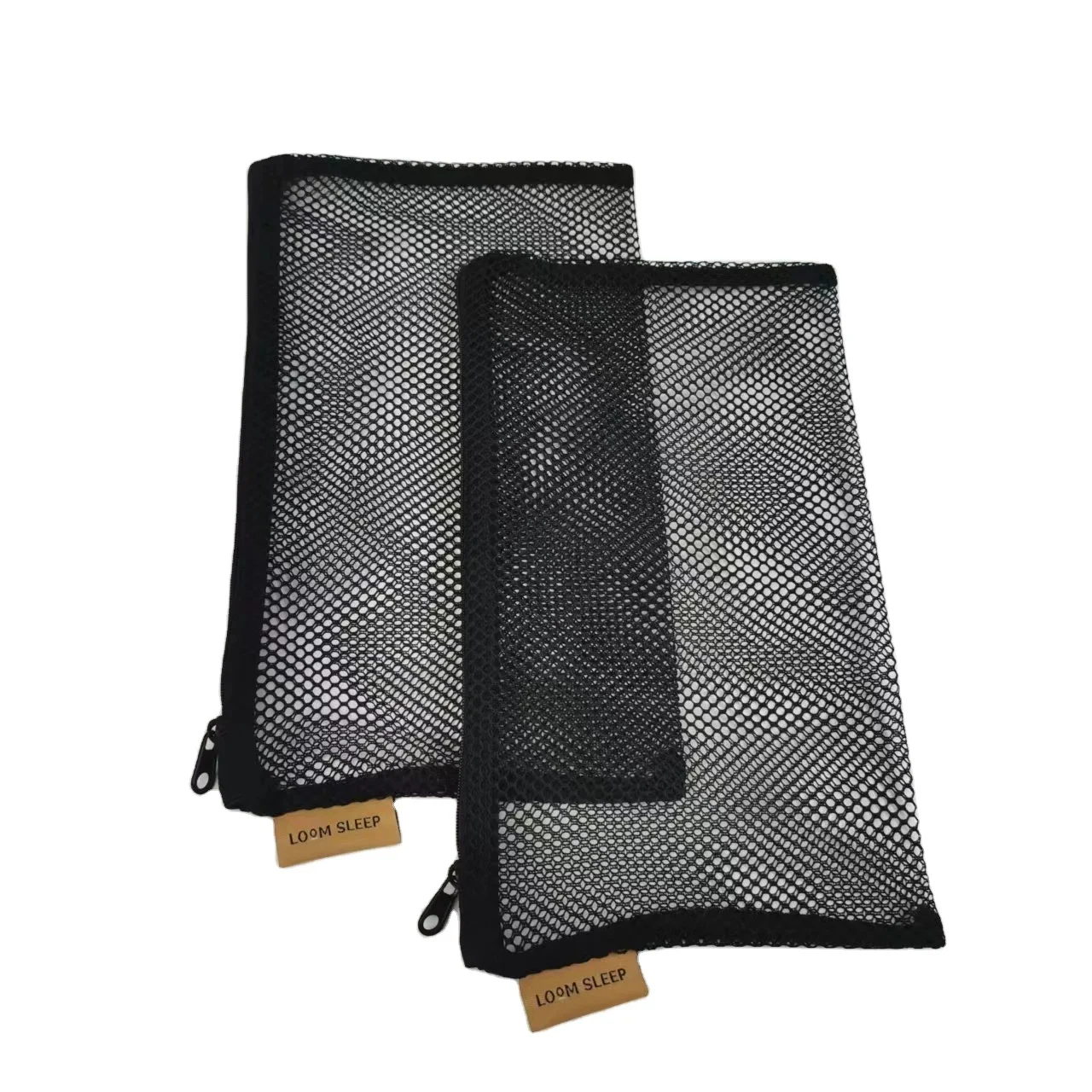 Eco-friendly Home Lingerie Socks Cloth Coarse Mesh Laundry Washing Bag With Top Zipper