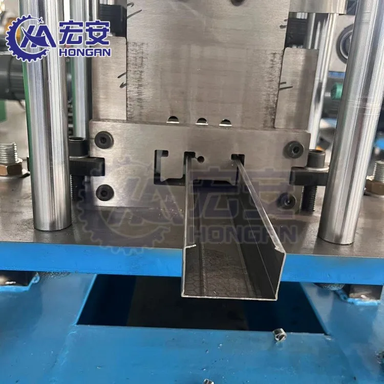 Automatic c Profile Steel Roll Forming Machine For Making Steel C Z Purlin Channel