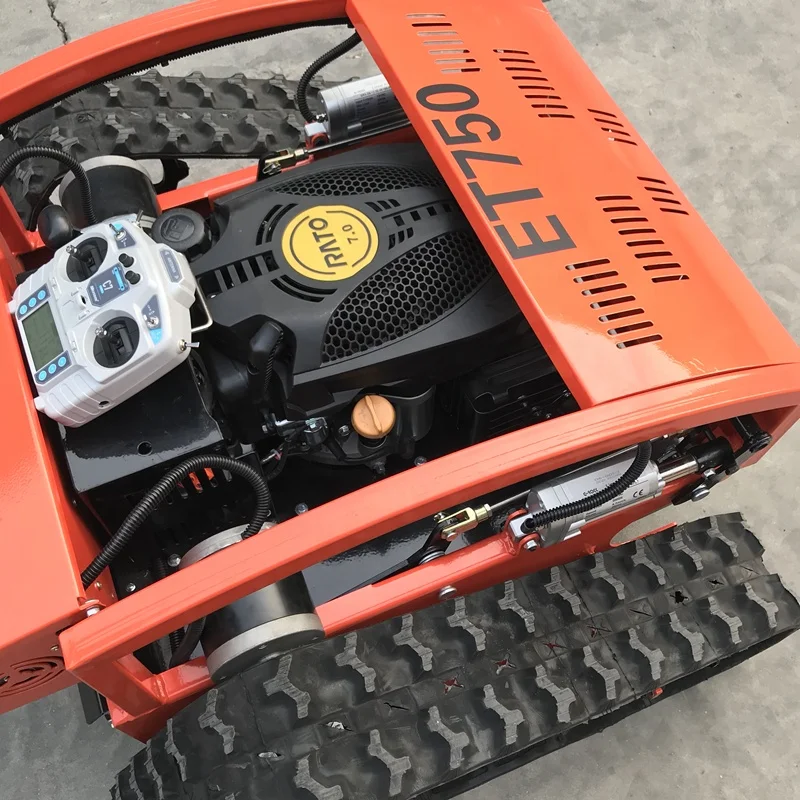 China Factory With Remote Control Automatic Small Crawler Mower 9 HP Golf Lawn Mower Low Price