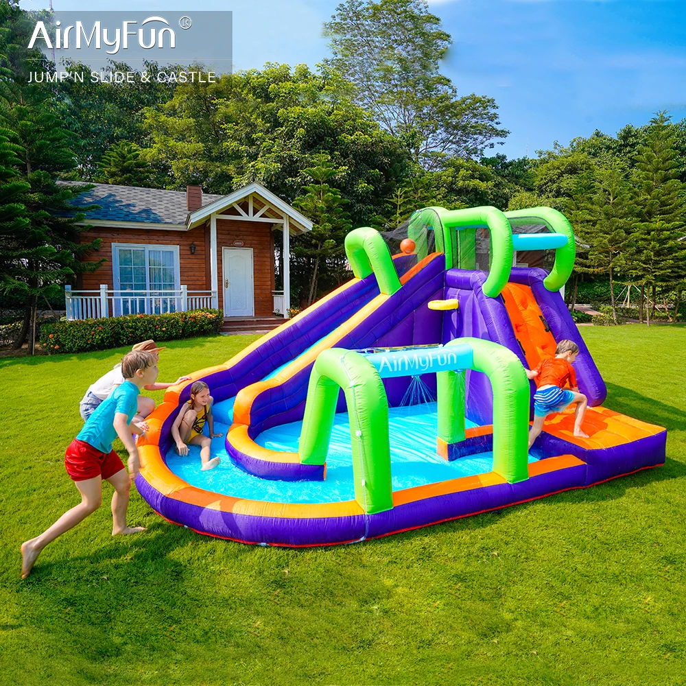 Airmyfun Factory Hot Sale Bounce House with slide for Kids