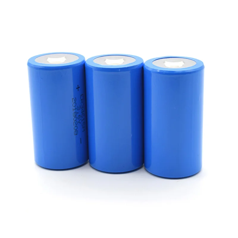 Высокая Мощность 3 6 В D размер литиевая батарея Li-SOCI2 ER34615M 13Ah 13000mah неперезаряжаемая Lisocl2