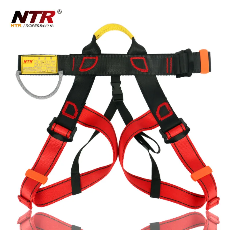 Climbing harness protect waist safety harness half body harness for mountaineering/fire rescuing/rock climbing/rappelling