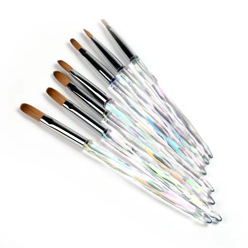 Professional Nails Art Carving Pen Kolinsky Sable Acrylic Nail Brush