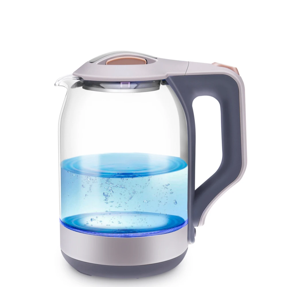 Home appliance tea water boiler 1.8L electric glass kettle with boil dry protection switch thermostat