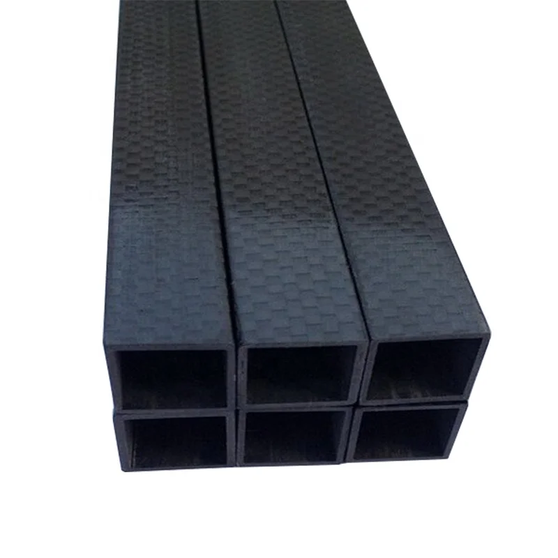 Whale stone Factory Direct Sale  Large Diameter Carbon Fiber Square Tube High Quality Carbon Fiber Rectangular Tube