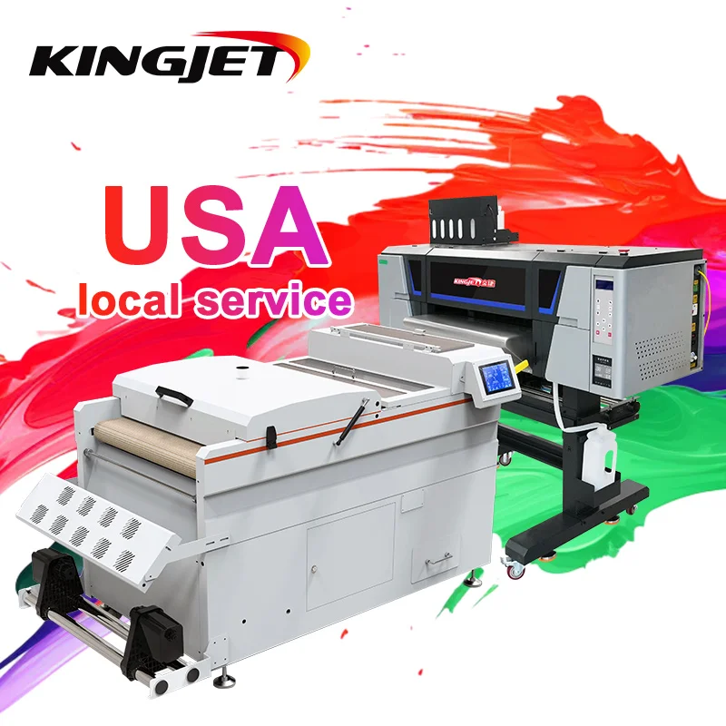 dtf impresora 60cm i3200 textil inkjet imprimante t-shirt printing machine dtf printer bundle powder dryer machine powder shaker