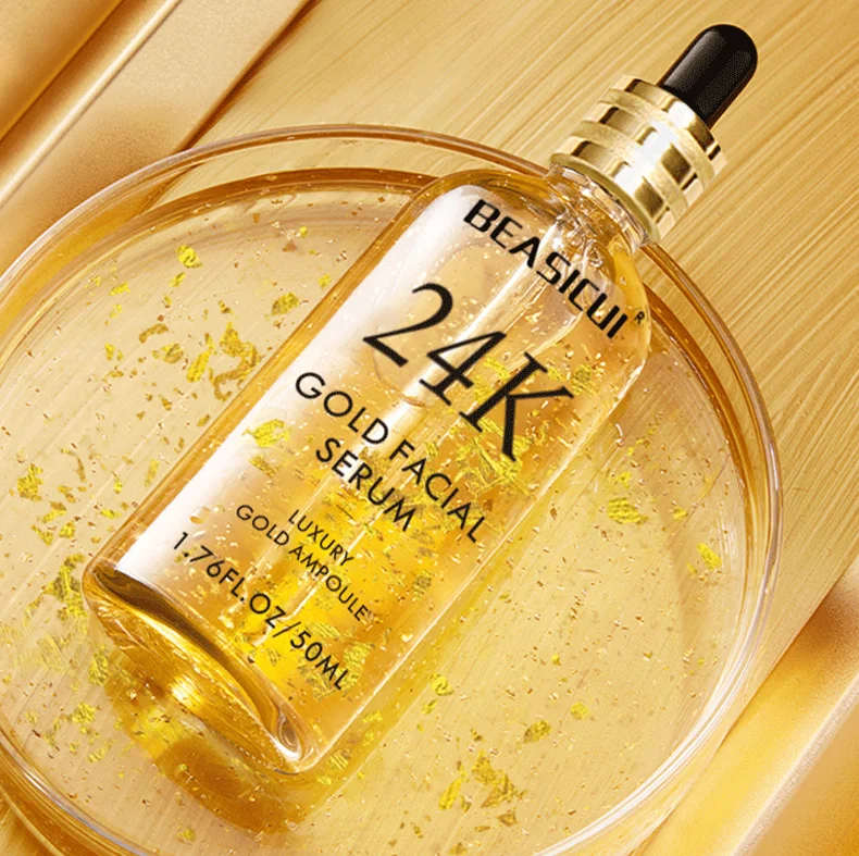 NEW High Quality Whitening Product 24k Gold Serum Hyaluronic Acid Nano Korea Skin Care Anti Aging Serum Productos De Belleza