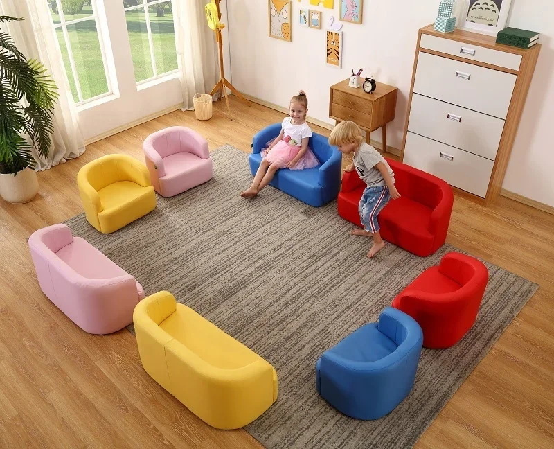 UV-8331 Kids Chesterfield Sofa Kids Room Baby Sofa 90X43X52 Small Children Sofa