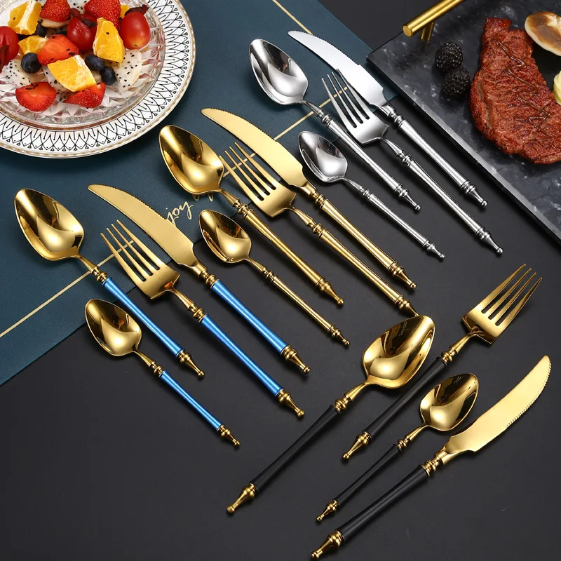 Silverware Flatware Cutlery Set Durable Stainless Steel Tableware