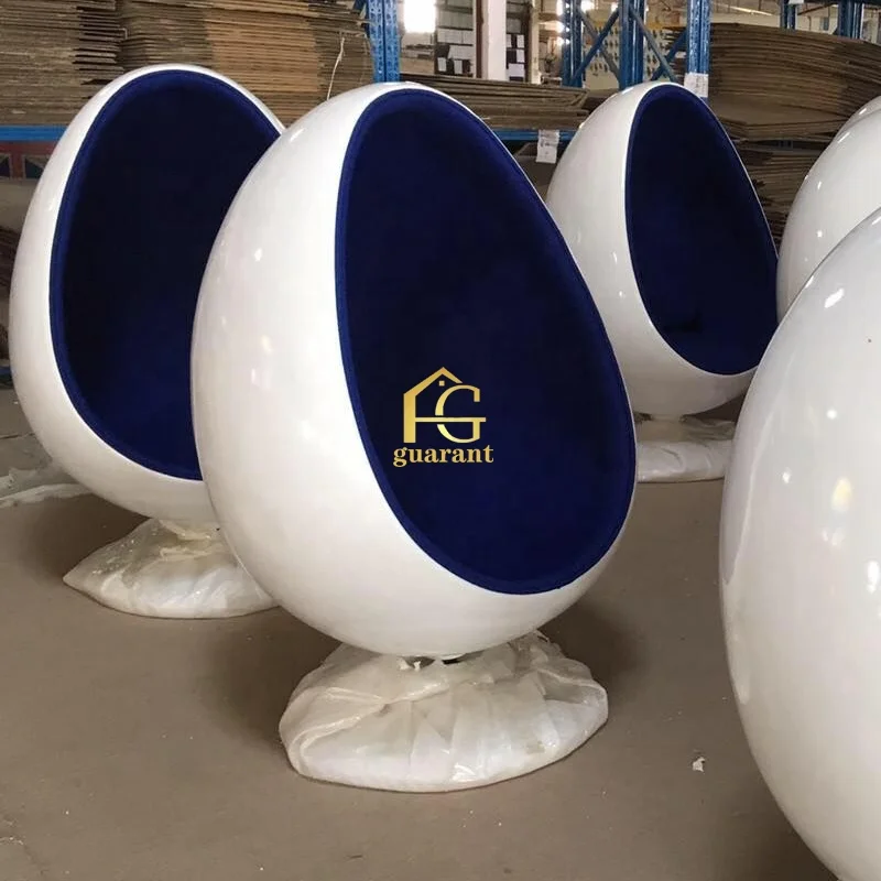 stereo pod Alpha shell modern furniture swivel leisure lounge fiberglass speaker chairs