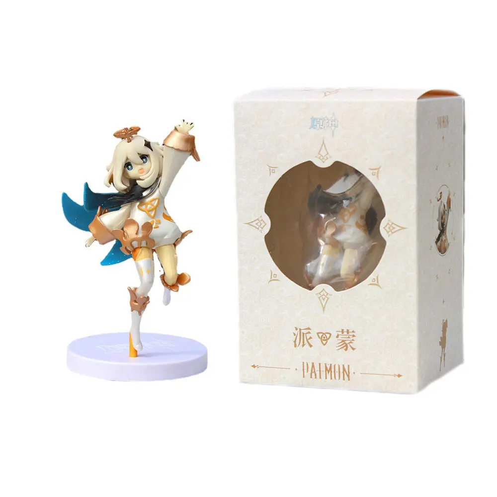 14cm Genshin Impact Paimon PVC Action Figure Game Cartoon Character Toy With Box For Gifts