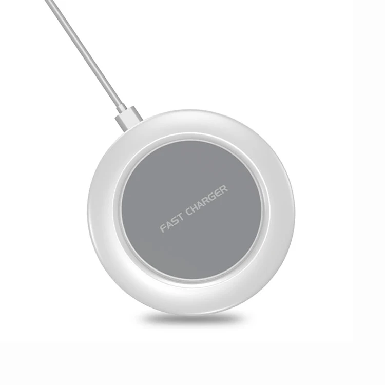 
2020 New Product Wireless Charging Portable Mini Table Qi Fast Mobile Phone Wireless Magnetic Induction Charger 