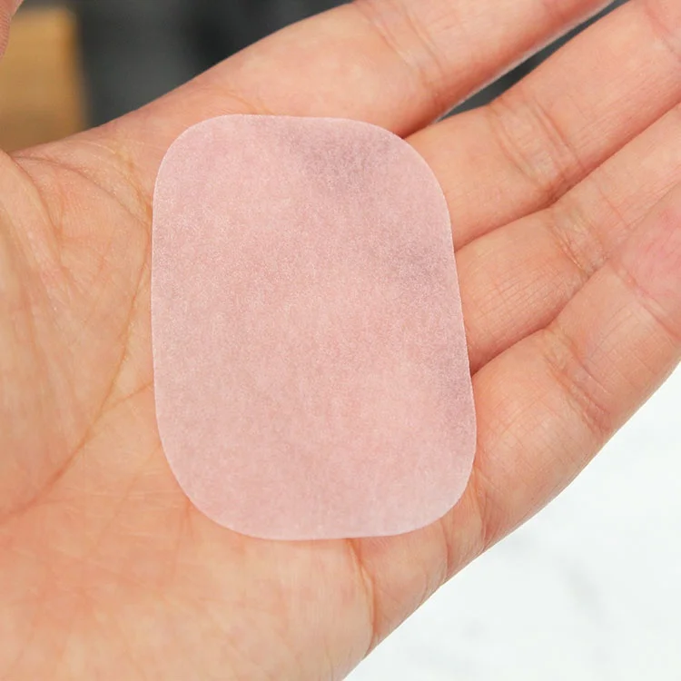 Natural Organic Disposables Soap Paper Hand Soap Travel Portable Hand Washing Paper Soap Sheets