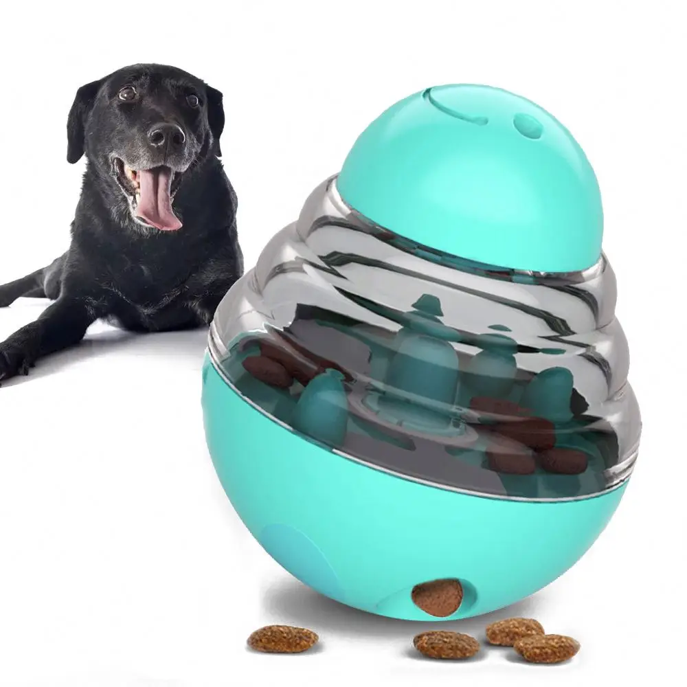 Food Dispenser Ball Puzzle Toy Slow Feeder Dog Puzzle Tumbler Ball Toy