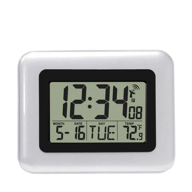 KH-CL106 Desktop Alarm Decorative Simple Design Digital DCF RCC Promotional Mounted Stylish World Time Zone Wall Clock