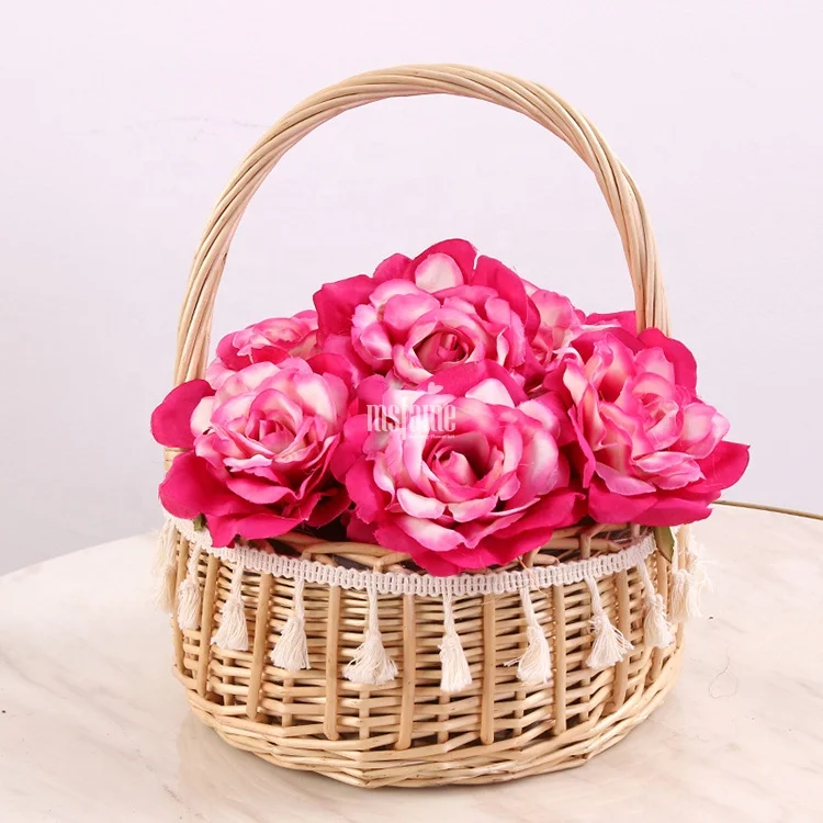 Hot Sale 2024 New 10Cm Eternal Roses Flowers Crown Headband Baby Rose Flower Head