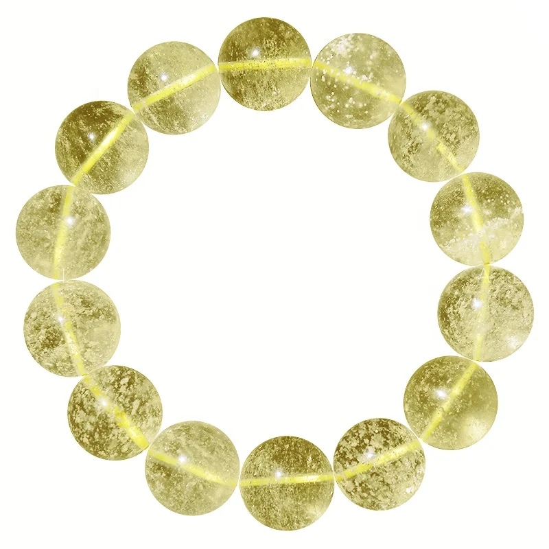 ArthurGem Genuine Rare Libyan Desert Glass Bracelets Natural Healing Libyan Meteorite Glass Bracelets for Women Men