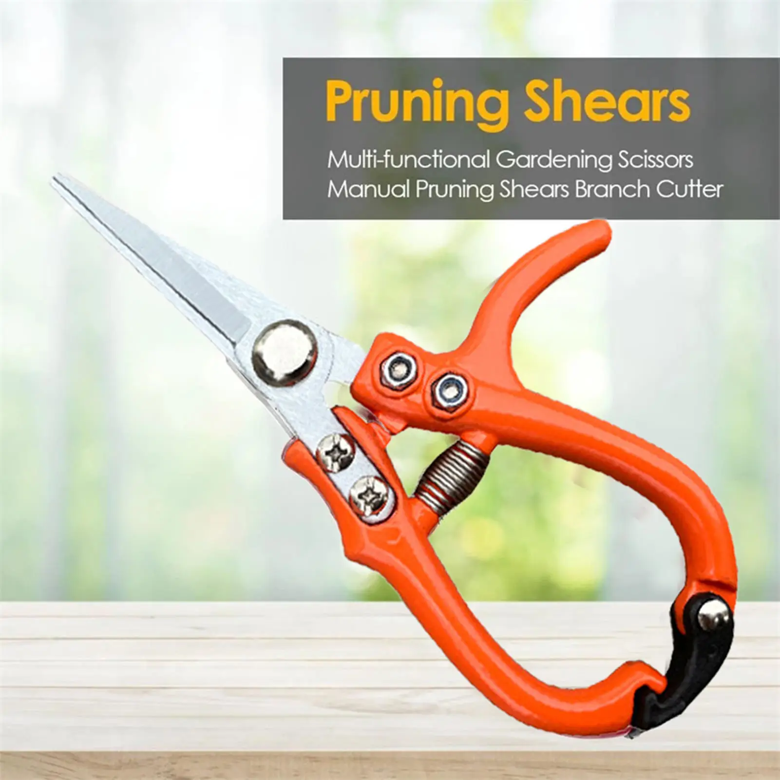 Mydays Outdoor Garden Pruners Lightweight Garden Scissors mini Professional Stainless Steel Garden Shears
