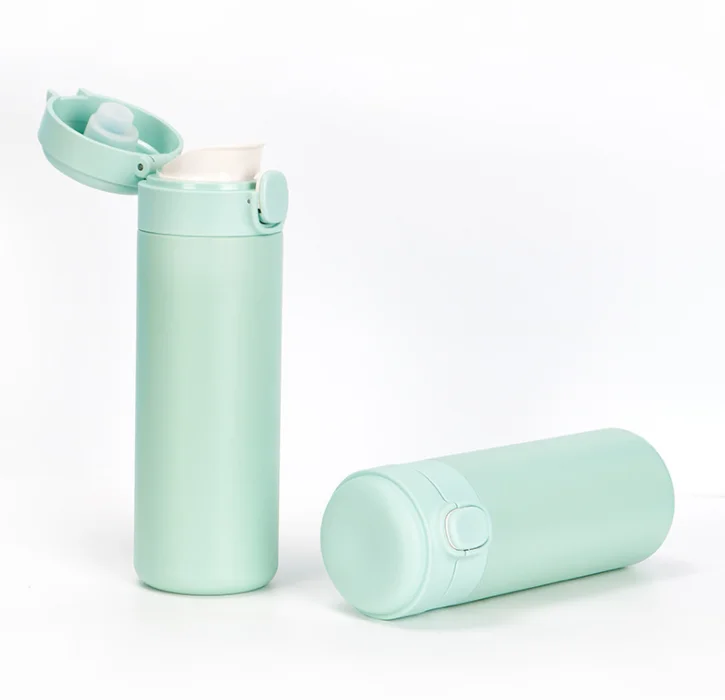 Нержавеющая сталь отказов чашка с двойными стенками Вакуумная бутылка с водой Pop Up Стакан Кружка Смарт горох кофе термос