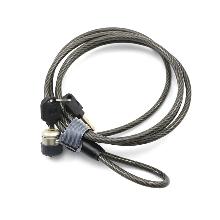 Laptop Cable Lock Hardware Security Cable Lock Anti Theft Combination Lock for iPhone Mobile Notebook Computer Monitor Mac Book