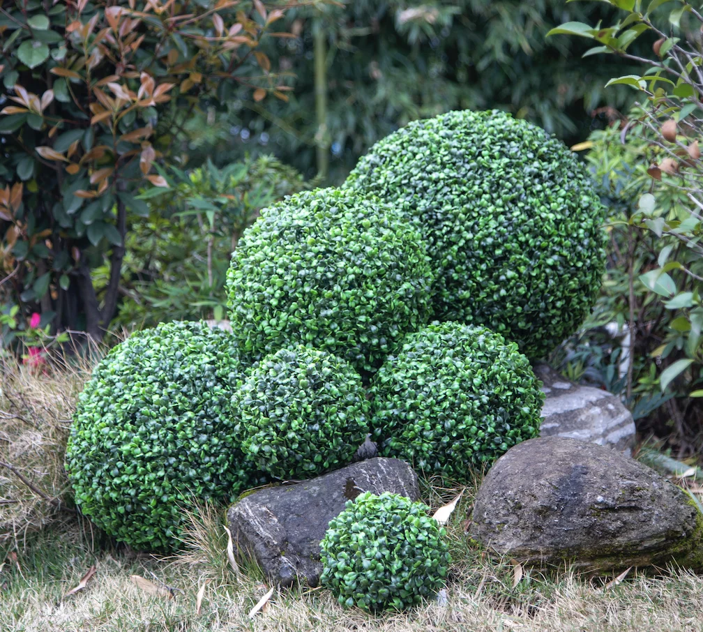 Best-Selling Good Price 4Cm Artificial Evergreen Boxwood Topiary Ball- 40cm