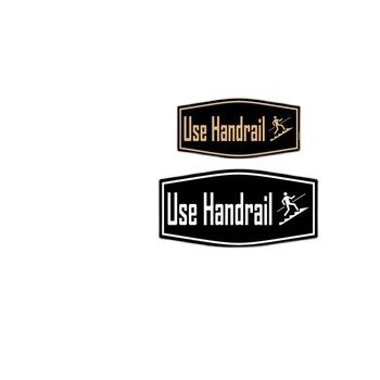 Securun 2024 Hot Selling Premium Manufacturer Factory Wholesale Custom Use Handrail Sign 4.5 * 9 Inches Custom Door Plate