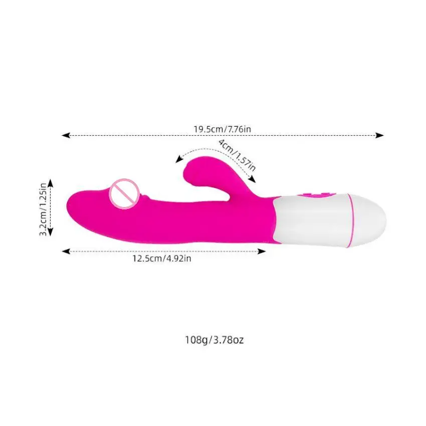 Realistic Dual Rabbit Dildos Woman G-Sports Clitoris Massager Stimulation Sex Toys Dildo Vibrator For Women