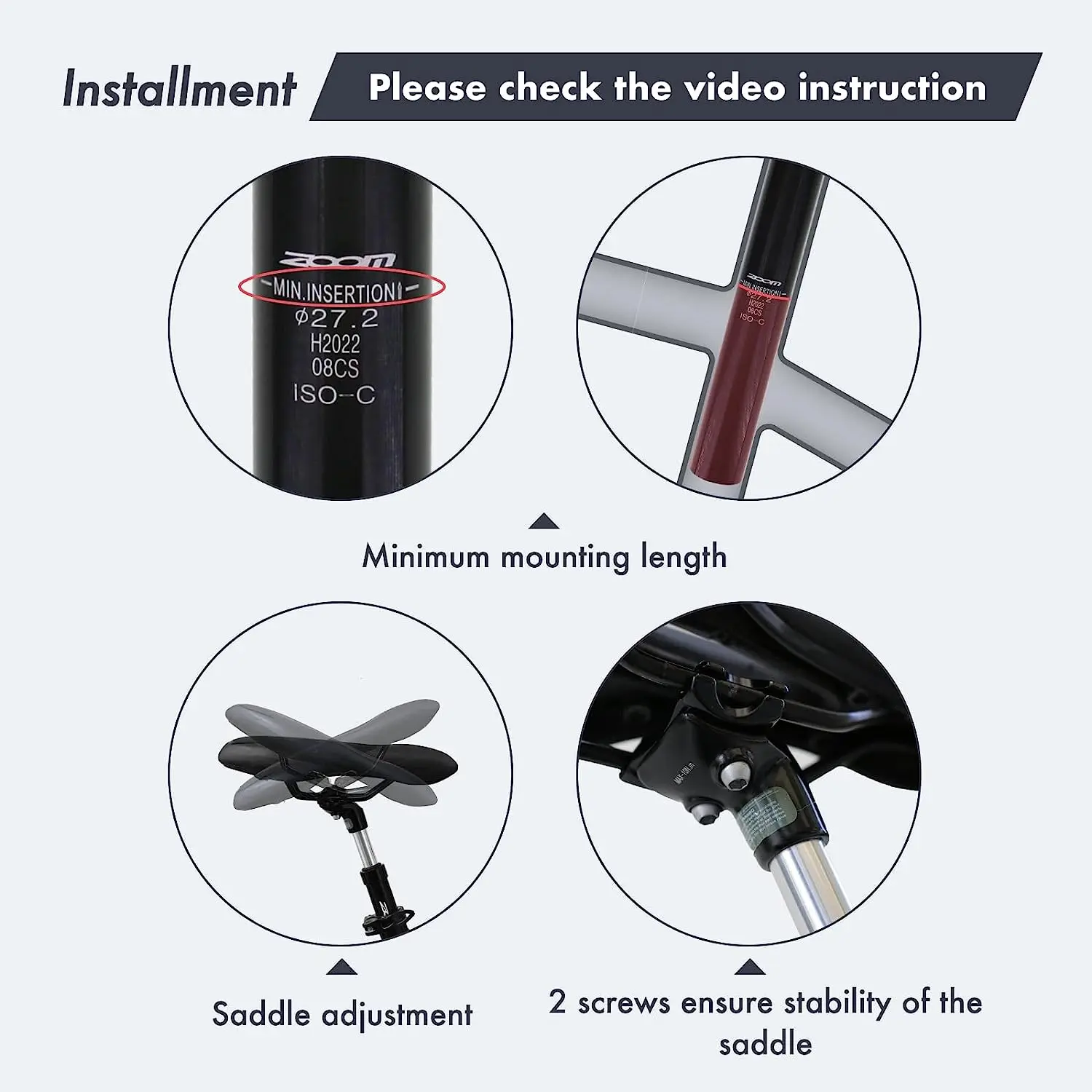 Factory Direct Wholesale City Road Bicycle Bike MTB BMX Electric Bike Shock Absorbing Spring Suspension Seatpost