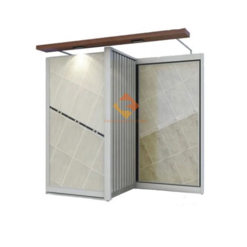 Ceramic tile, stone, wooden floor, ceramic sample push and pull type display rack