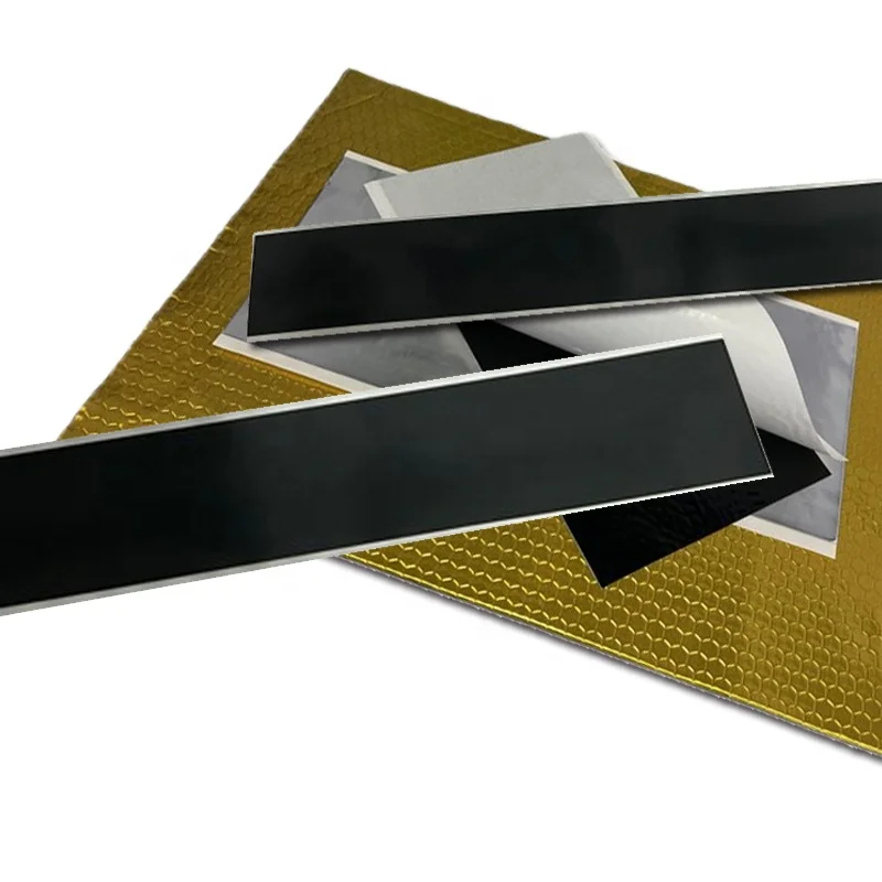 Sound Deadening Car Butyl Rubber Deader Mat Aluminum Foil Damping Butyl Rubber Sheet For Automotive