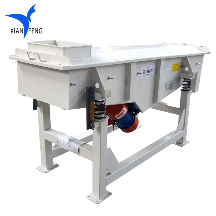 2000 kg/hour charcoal linear vibrating screen sieve machine high capacity