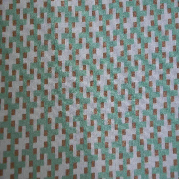 Customized Women Sleepwear Elastic Spandex Textiles Digital Rayon Print Fabric