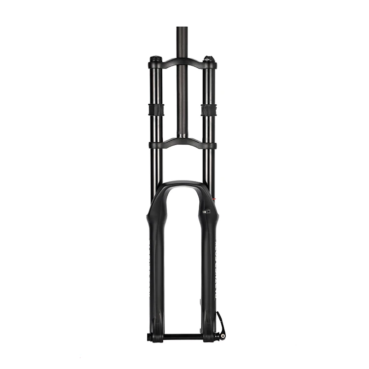 
27.5 Inch 29 Inch 4.5 KG Aluminum and Magnesium Alloy Double Crown Mountain Downhill Bike Hydraulic Lock Suspension Front Forks 
