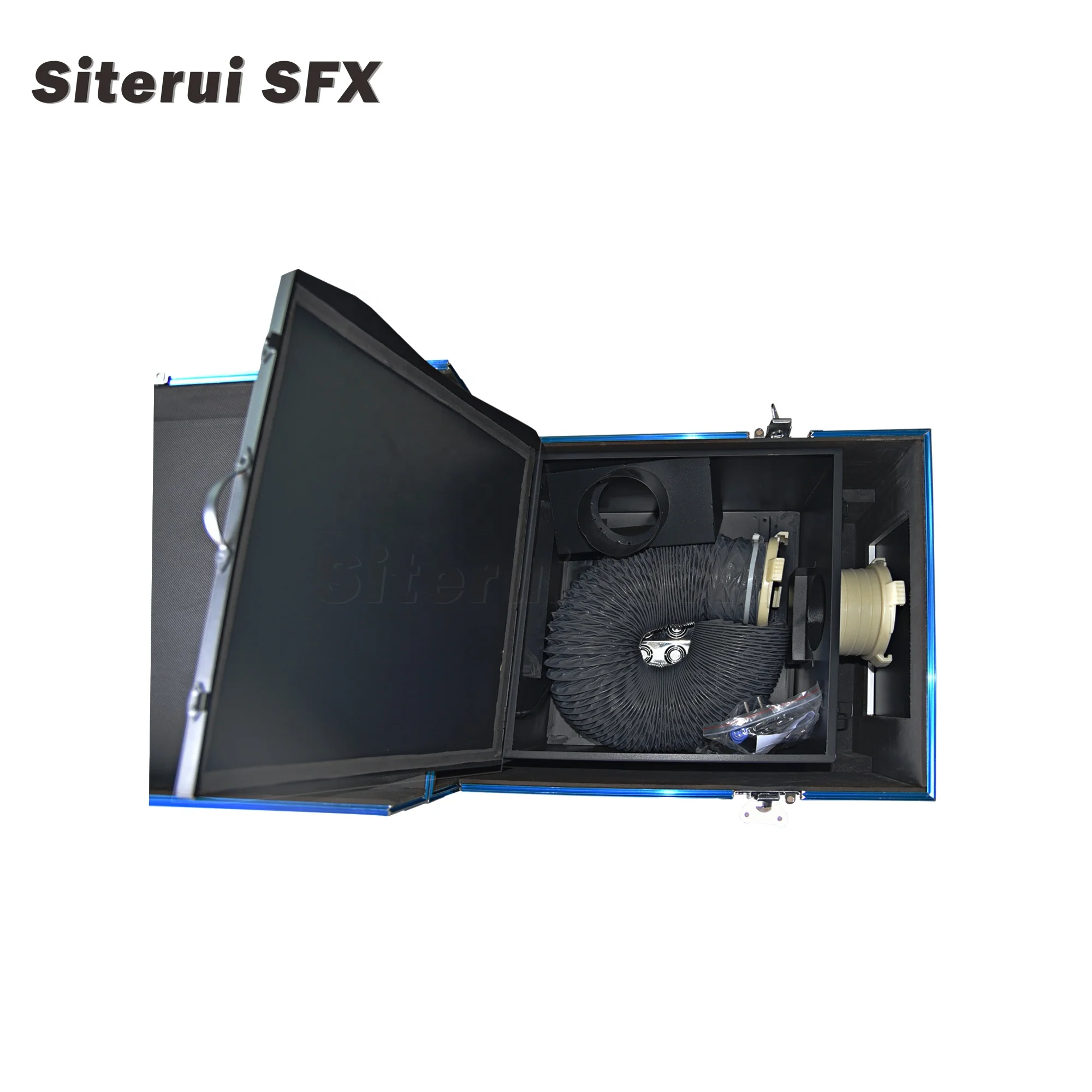 Siterui SFX Ground smoke equipment 3000W Blue case water based haze machine Cloudy low smoke for weddings banquet halls theaters