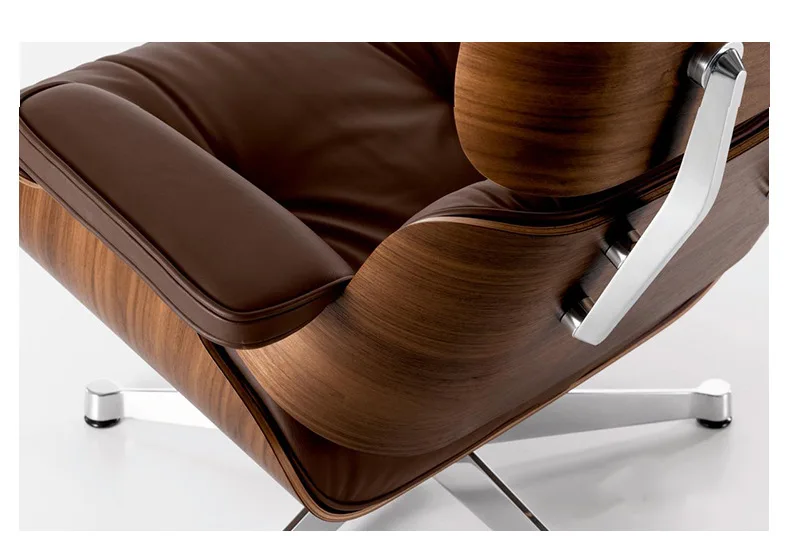 High quality luxury living room leather recliner living room leather wingback chair set