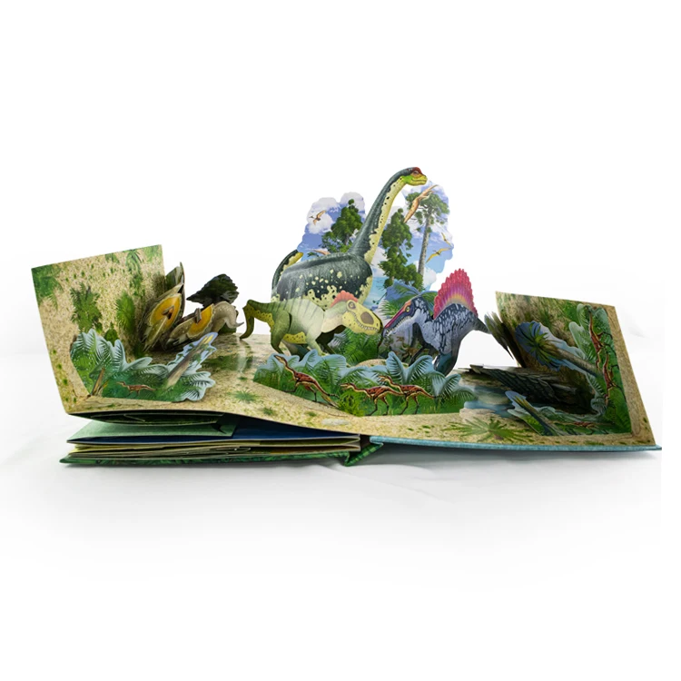Factory pop-up Books Printing 3D Flap Picture Books Early English Education Board Books Printing