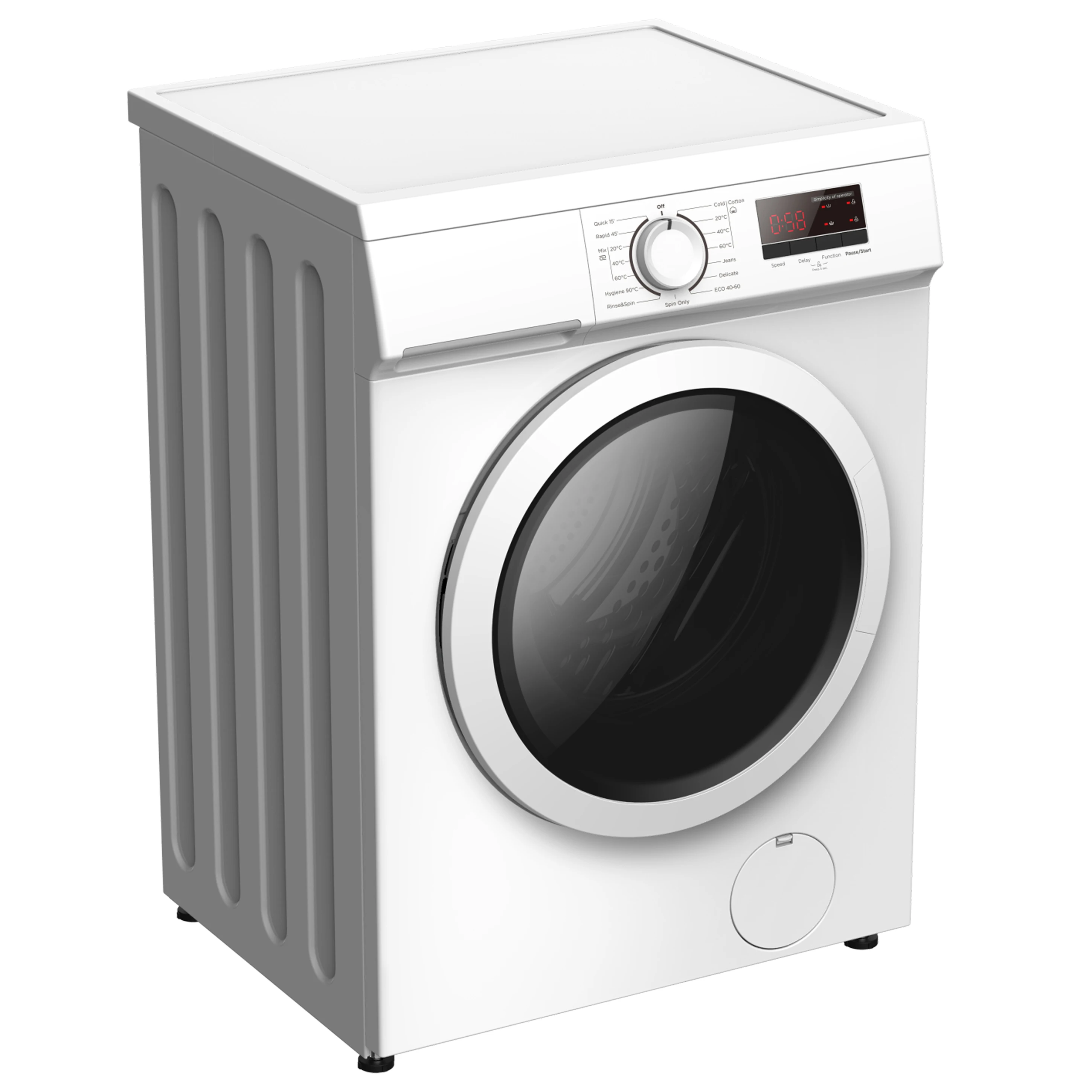 12KG China Factory Promotion Smart Front Loading Raw Wool Washing Machine