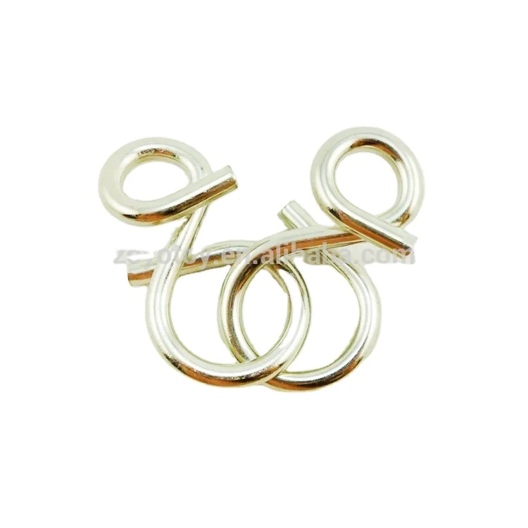 12pcs/set Metal Montessori Puzzle Children Adults Interactive Game Reliever Educational Toys Wire Iq Mind Brain Teaser Puzzles