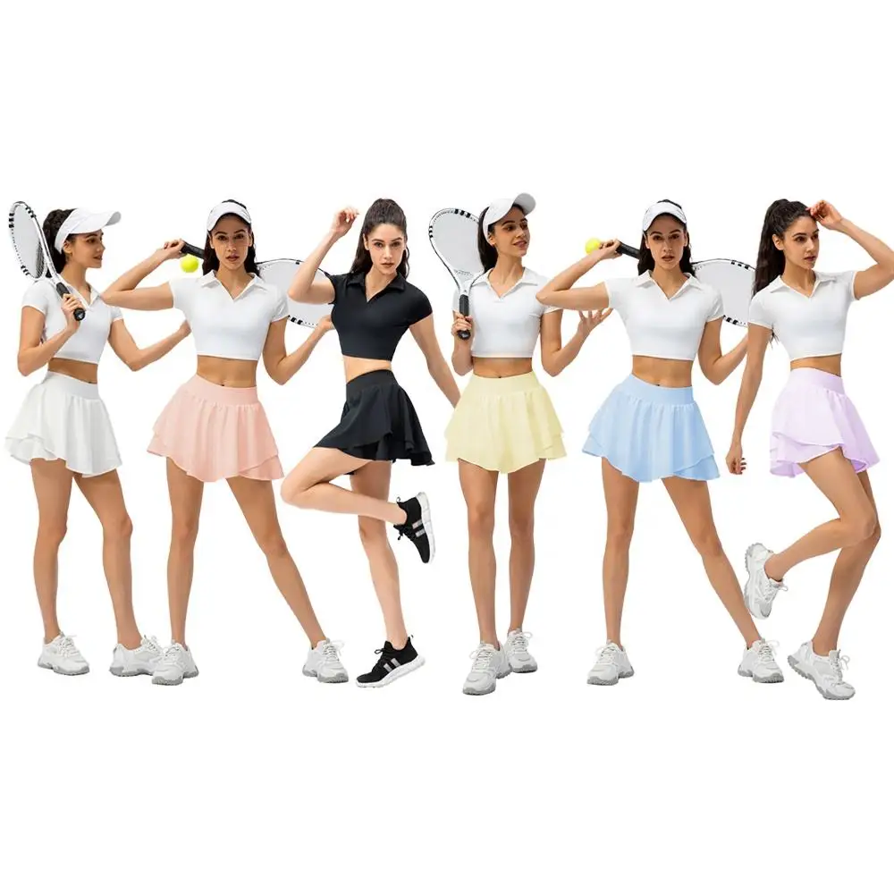 Custom High Quality Stretch Inner Shorts Running Skirt Swift Lightweight Quick Dry Tennis Skirts Women Golf Tennis Sports Wear