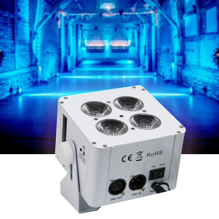 Dmx беспроводной аккумулятор cob водонепроницаемый rgb 425 stage lpc007h led uv up par can meter light bord